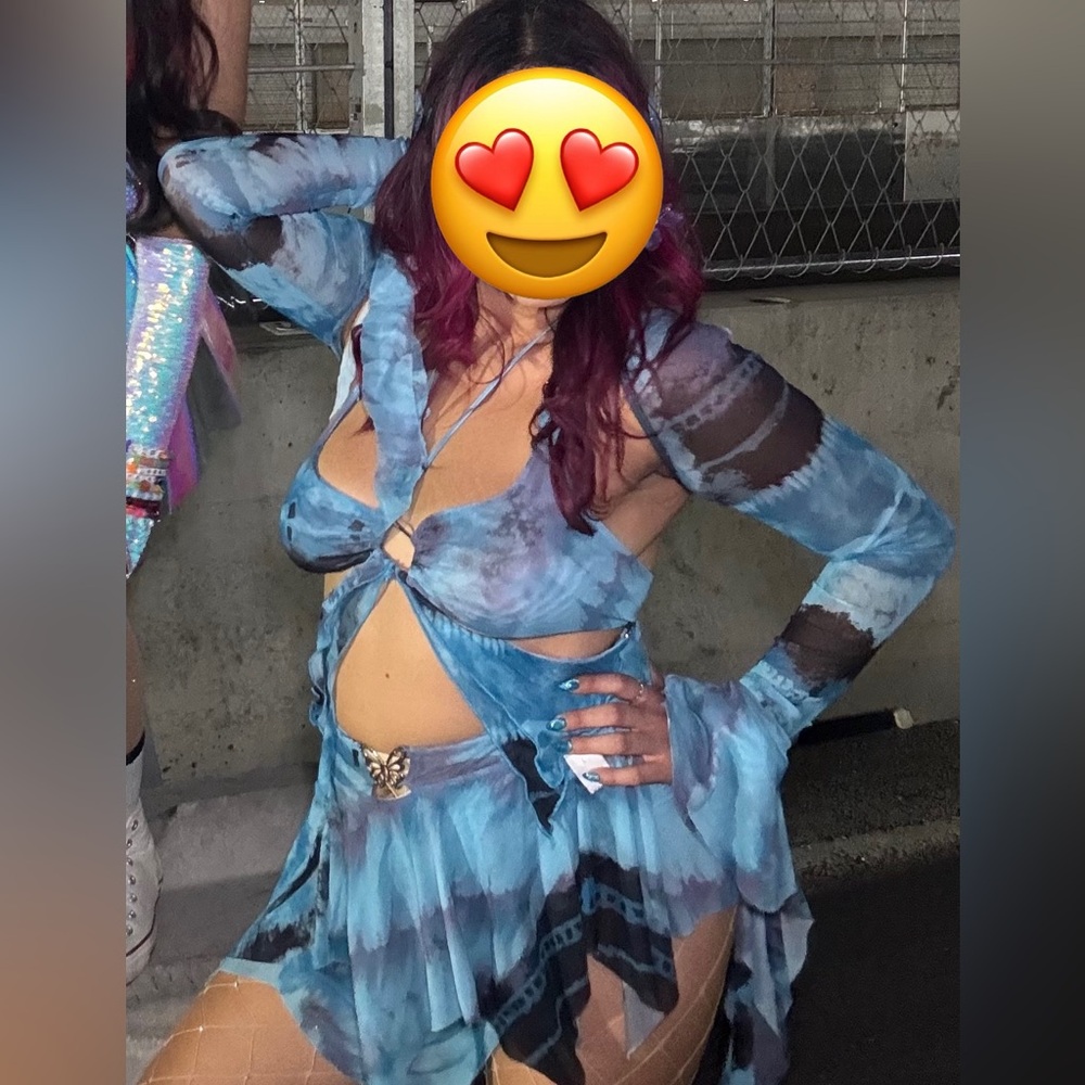 Fairy / butterfly blue 3 piece